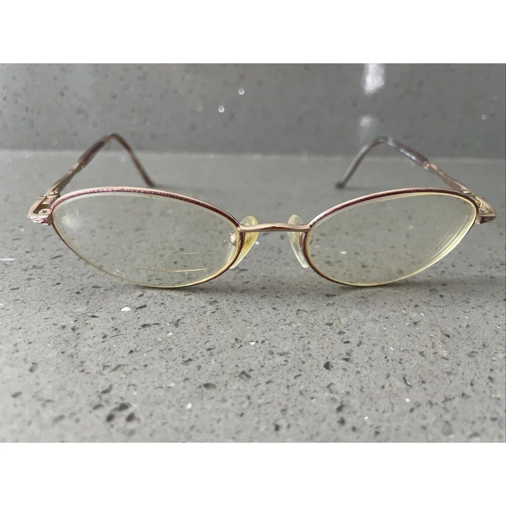 Laura Ashley Plum Pudding Eyeglass Frames ONLY 53-17-135 Oval Full rim